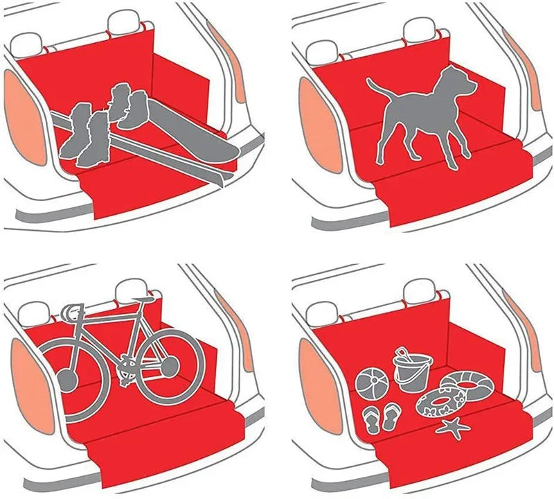 Wodoodporny Pokrowiec na Siedzenie Samochodowe dla Psów